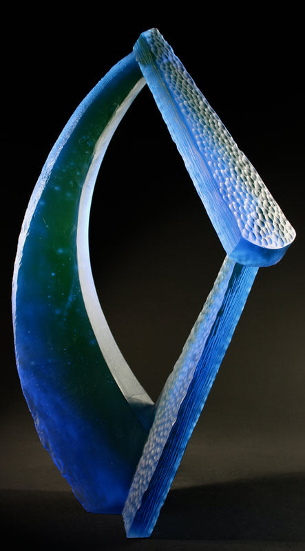 Conjoined Geometry - Space & Force - Deep Blue with Effect