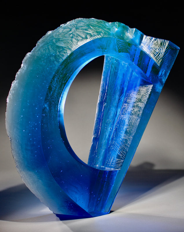 Balance - Azure with Effect - Merging and Revealed Geometry Series