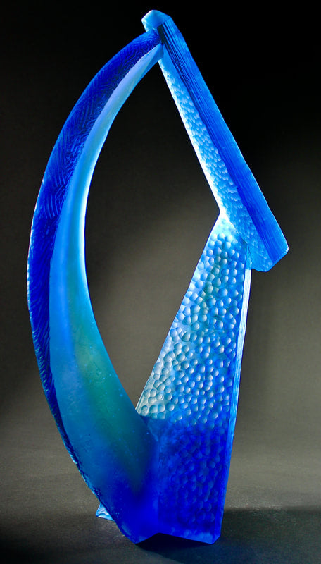 Conjoined Geometry - Space &amp; Force - Deep Blue with Effect