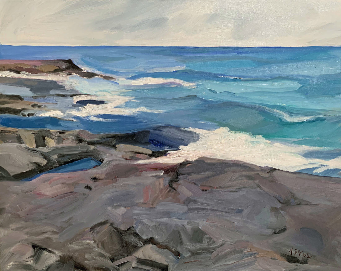 Rocks at Grand Marais by Ann DeCoster