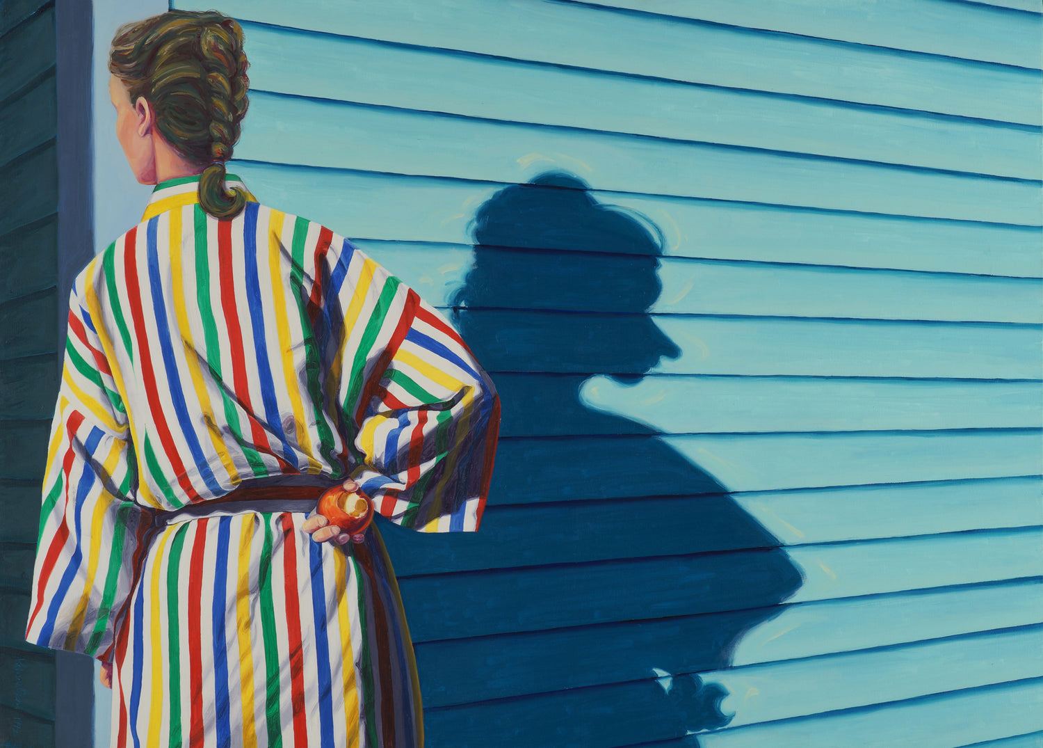 Self-portrait at 40 by Patricia Olson