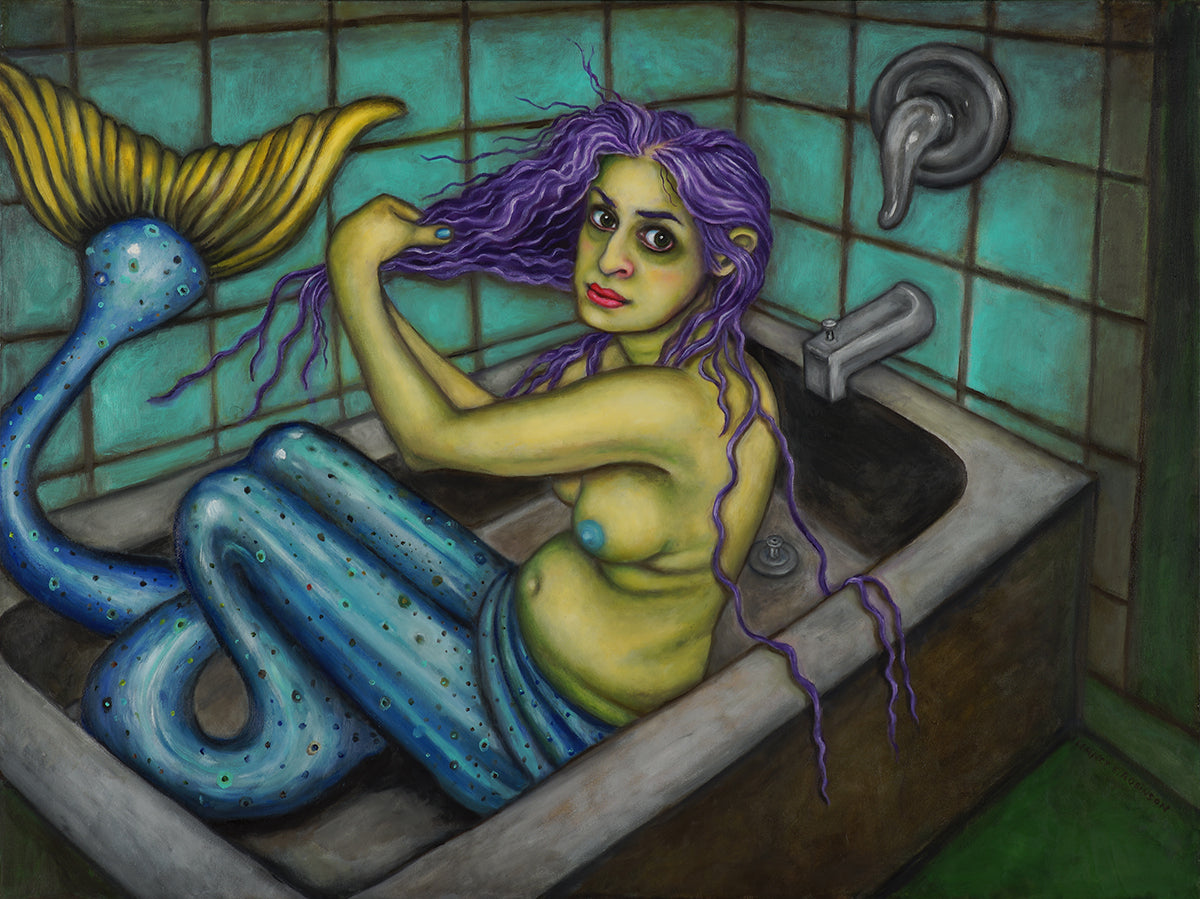mermaid self-portrait by nancy robinson